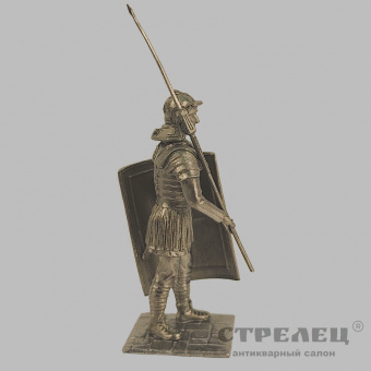 фото — оловянный солдатик «римский легионер 200 год н.э.». гк
